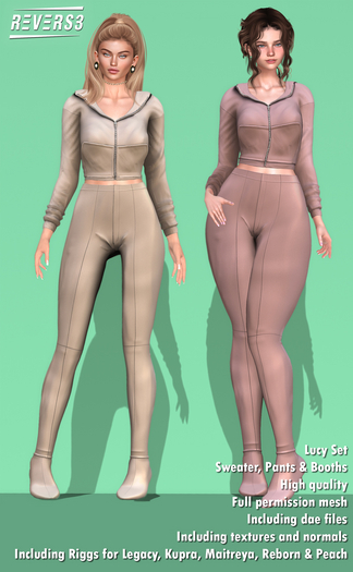 REVERS3 | Full Perm Lucy Set | Sweater, Pants & Booths  including Rigs