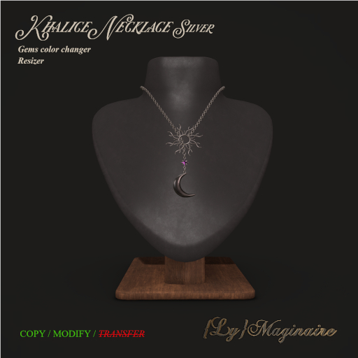 {Ly}Maginaire~ Khalice Necklace Silver Package (ADD)