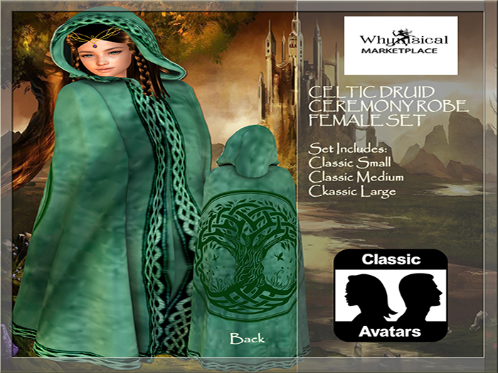 Celtic Druid Ceremony Robe Female(BOXED)