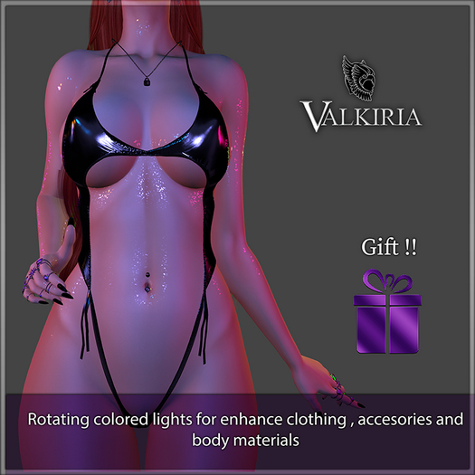 *VALKIRIA* Rotating colored lights