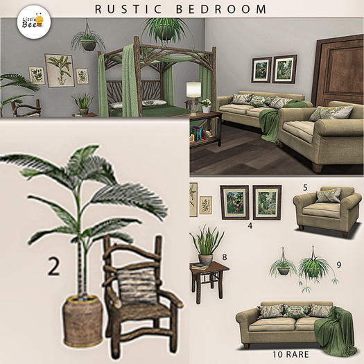 02 - Little Bee - Rustic Bedroom