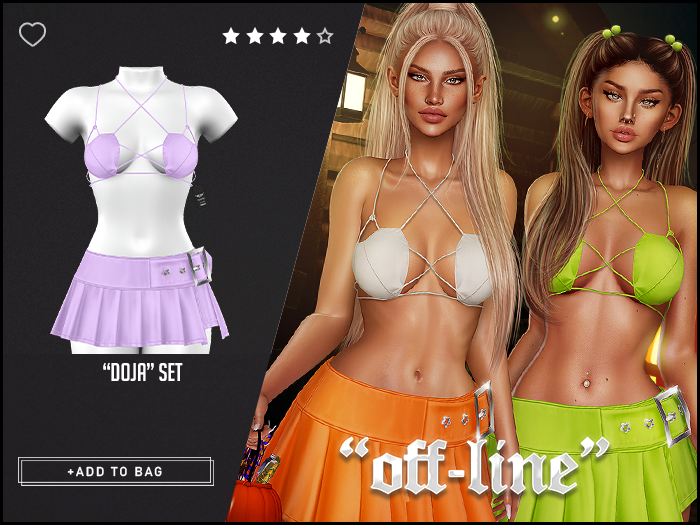 "Off-Line" x "Doja" Set / Thistle