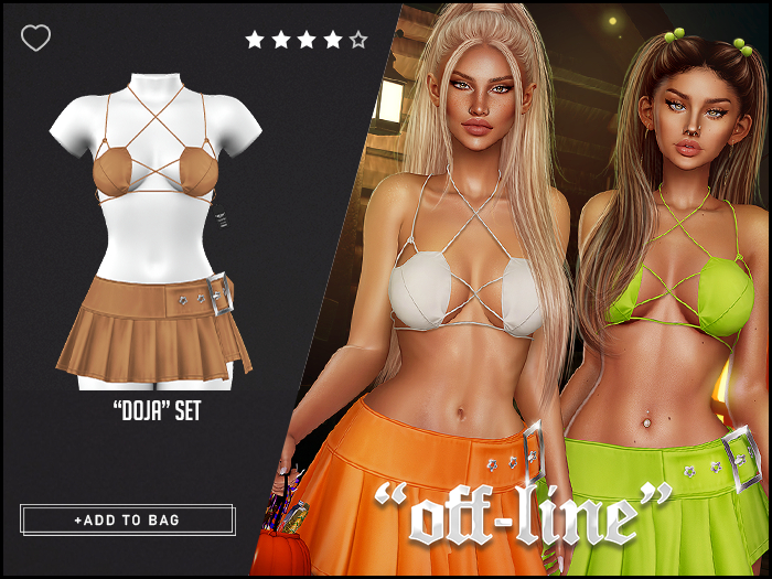 "Off-Line" x "Doja" Set / Nude