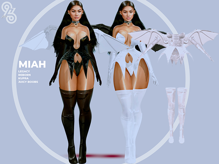 Four23 Miah Set White