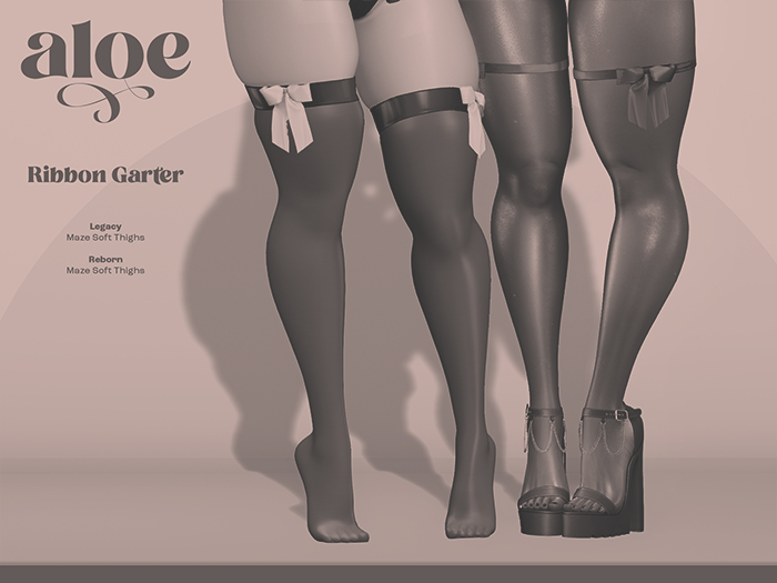 Aloe. Ribbon Garter // DEMO