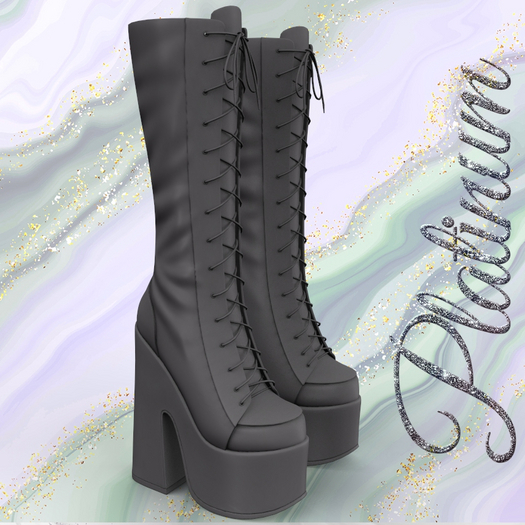 Grey Laced Boots LEGACY