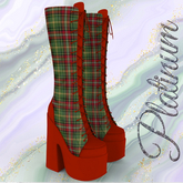 Christmas Laced Boots ERIKA