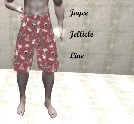 Demo Men's Christmas Season Bermuda Shorts Signature Gianna