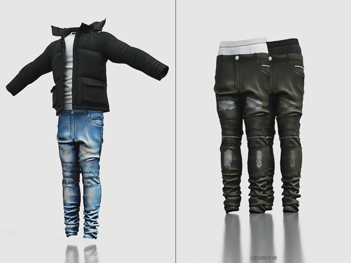 Poppin. Skinny Jeans (Olive)