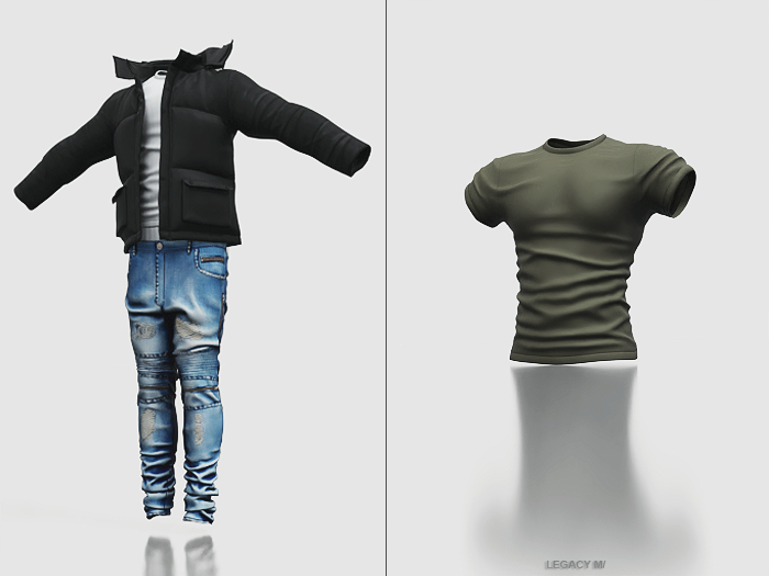 Poppin. Fit Tee (Olive)