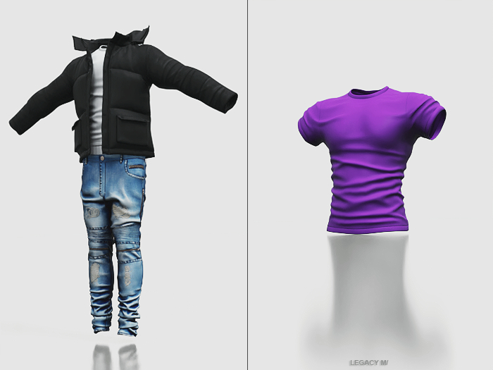 Poppin. Fit Tee (Purple)