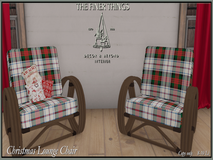 Christmas Lounge Chair 