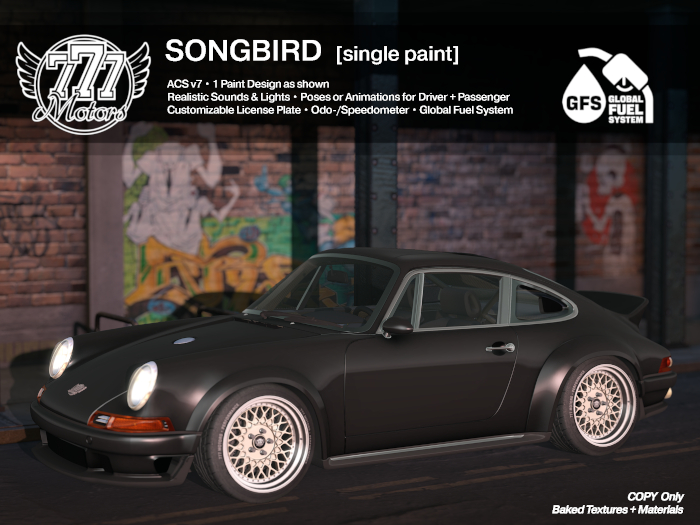 [777] Songbird - Pitch Black (Add)