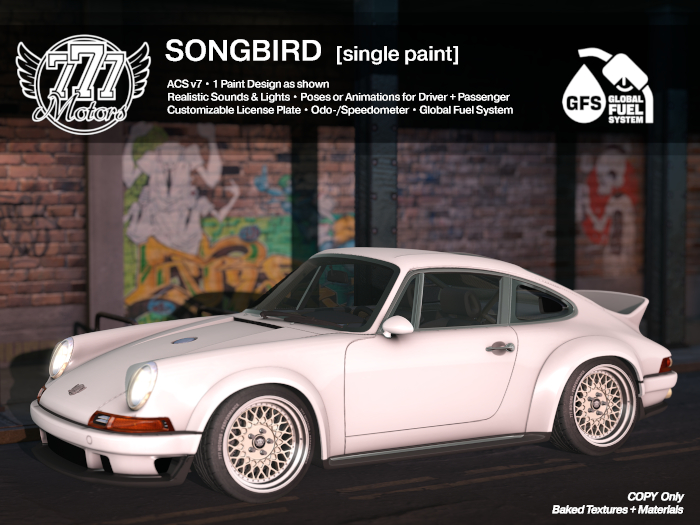 [777] Songbird - Pure White (Add)