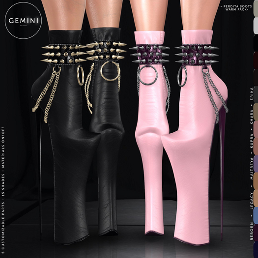 Gemini -Perdita Boots- WARM PACK (Add me)
