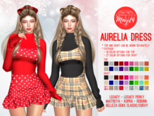 May24 - Aurelia Dress - Maitreya, Legacy, Perky, Inithium Kupra, Ebody Reborn, Belleza GenX