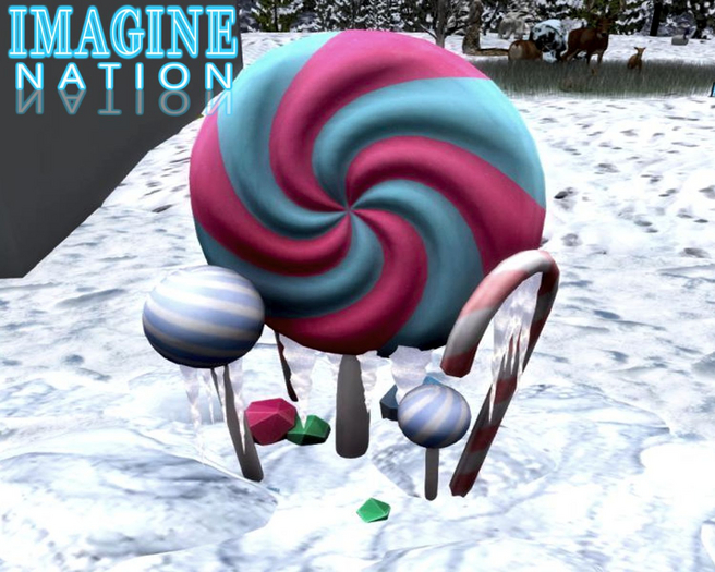 Imagine Frozen Christmas Candy Cluster Decor wResize