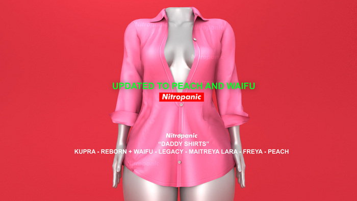 Nitropanic_Daddy Shirts PINK (ADD)