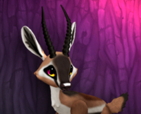 ANTY GLISTEN MALE ANTELOPE SIZE 4 FAWN LOG