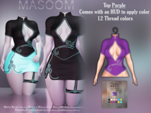 [[ Masoom ]] Serafina Top - Purple