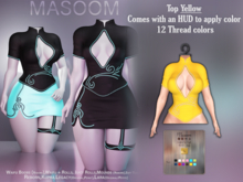 [[ Masoom ]] Serafina Top - Yellow
