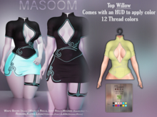 [[ Masoom ]] Serafina Top - Willow