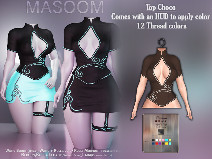 [[ Masoom ]] Serafina Top - Choco