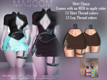 [[ Masoom ]] Serafina Skirt - Choco