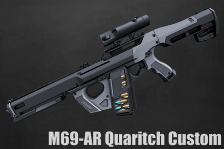 Second Life Marketplace - SH RP Prop Gun - M69-AR Quaritch Custom