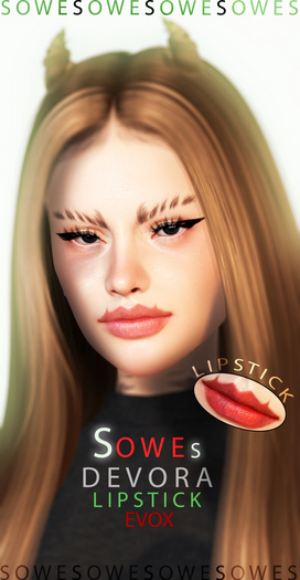 S - Devora Lipstick [EVOXHD] GIFT!
