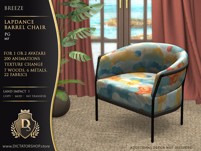 [Ds] Breeze - Lapdance Barrel Chair PG
