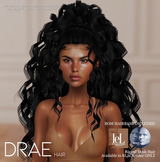 TOKIO Hair - DRAE Alpha Hair - Black