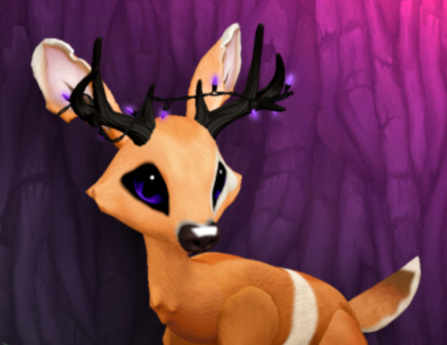 Second Life Marketplace - CAPRA INDIGO MALE PURPLE LIGHTS SIZE 3 FAWN LOG