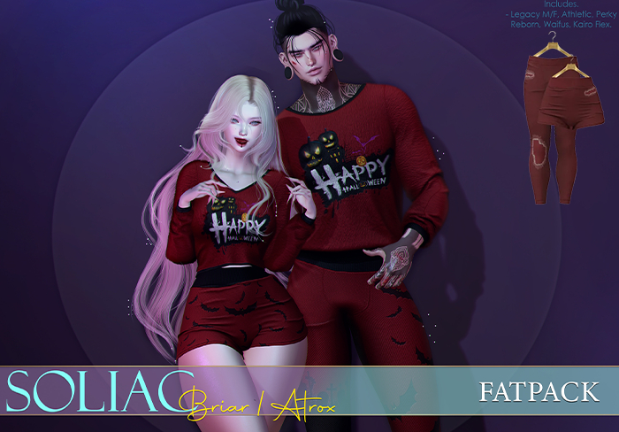 SOLIAC - Shorts/Leggings Briar/Atrox - Red