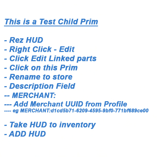 Generic CasperVend Redelivery HUD with instructions