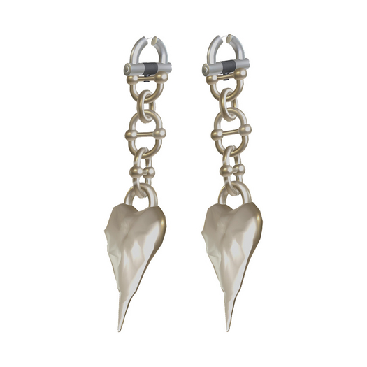 SOJOUR - earrings - gold hearts