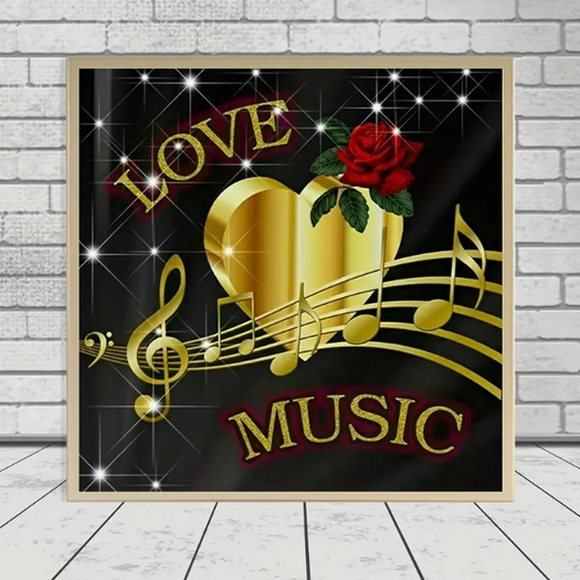 Love Music Background