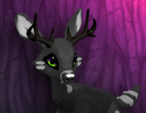 CHARKY GHASTLY MALE DEER SIZE 4 FAWN LOG