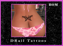 Tramp Stamp Butterfly Tattoo – BOM