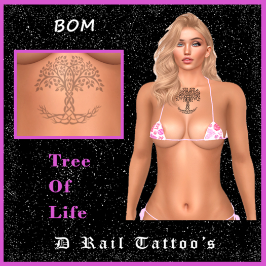 Tree Of Life Chest Tattoo – BOM