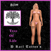 Tree of Life Thigh Tattoo – BOM