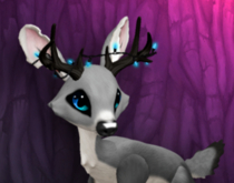 SILVY TEARDROP MALE BLUE LIGHTS SIZE 4 FAWN LOG