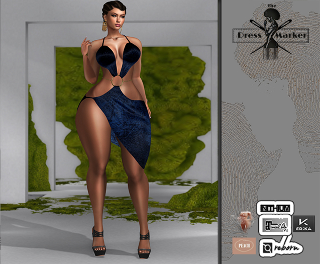 ~DM ~ SOSO  Dress - BLUE
