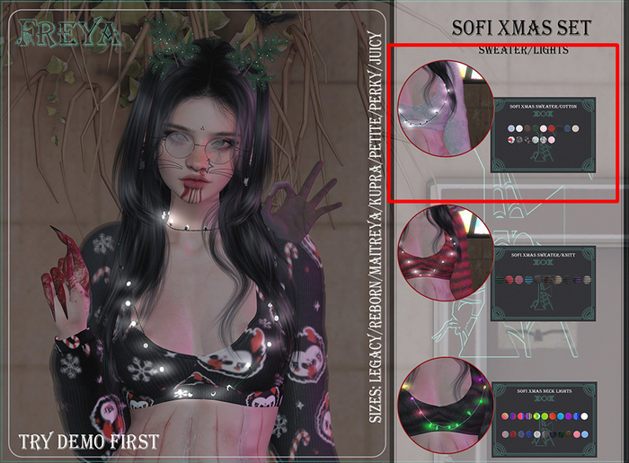 FREYA//Sofi XMAS Sweater/COTTON