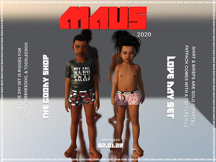 MAUS // Ruben Love Day Briefs - Fatpack - ADD