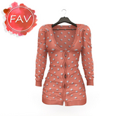 Coral Sweater Dress BELLEZA CURVY