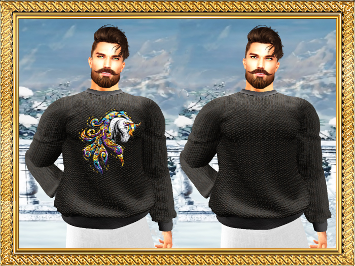 RI-GIANNI SWEATER SET OF 2 BLACK