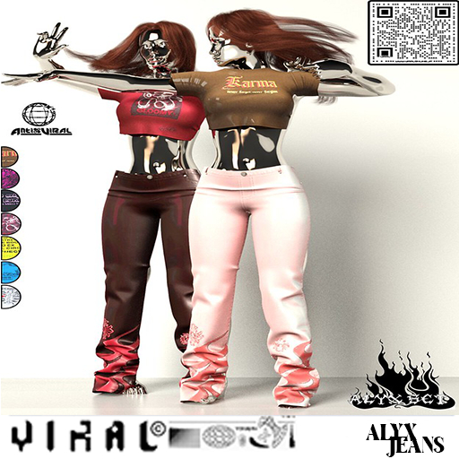 VIRAL// 'ALYX" Jeans - FATPACK [ADD]