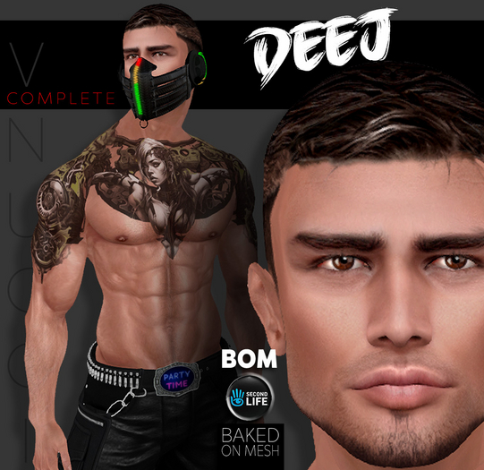 Mesh Body, Head and Skin - Complete Avatar -DeeJ-