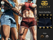 Guilty 135 Rocco Shorts-02 Denim Dark Blue